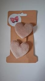 Haarknipjes/alligatorclip /3 cm/ fluweel/harten/ meerkleurig, Kinderen en Baby's, Babymode-accessoires, Ophalen of Verzenden, Nieuw