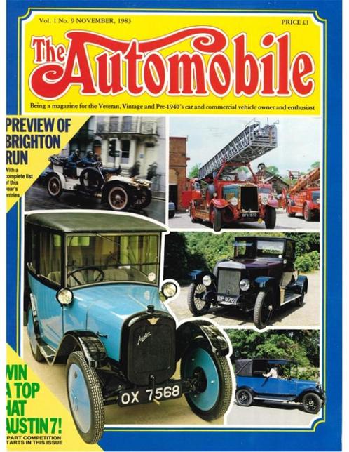 1983 THE AUTOMOBILE MAGAZINE 09, Boeken, Auto's | Folders en Tijdschriften