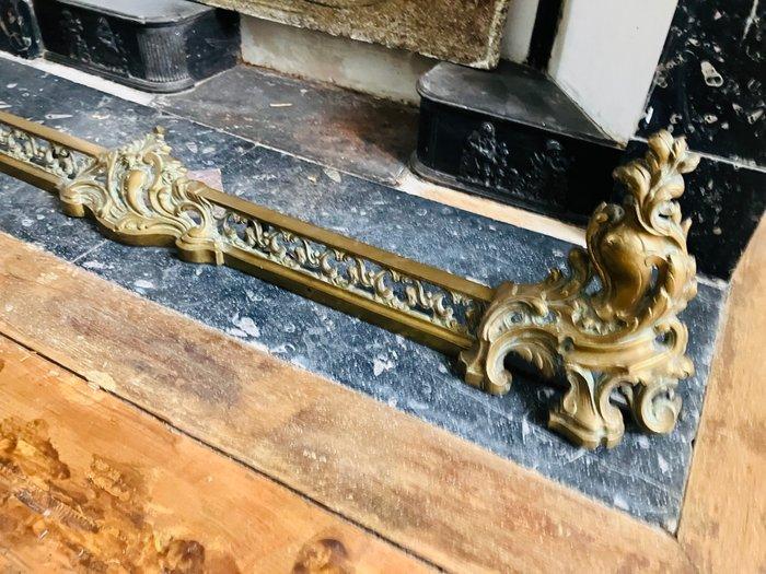 Openhaard accessoire - Verguld messing - Chenets, Roccoco, Antiek en Kunst, Antiek | Overige Antiek