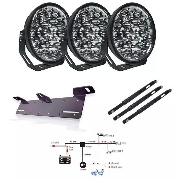 W-ligt 9inch verstraler SET, Auto-onderdelen, Verlichting, Nieuw, Ophalen of Verzenden