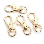 Musketon haak - 23mm - Draaibaar - Swivel - Geelgoud, Ophalen of Verzenden, Nieuw, Overige typen