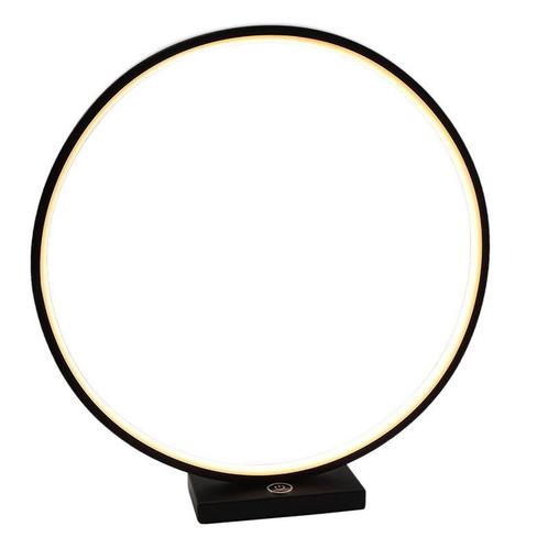 Designer tafellamp Diogo, zwart, met touchdimmer, Huis en Inrichting, Lampen | Tafellampen, Nieuw, Stof, Minder dan 50 cm, Ophalen of Verzenden
