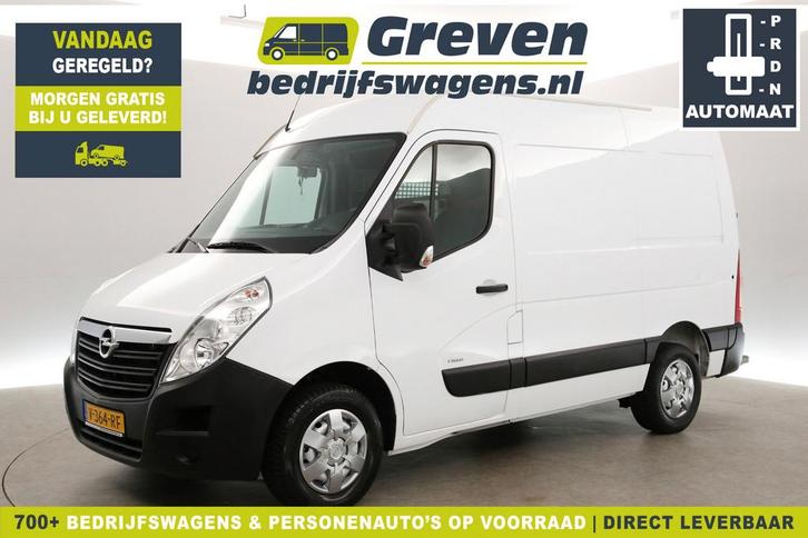 Opel Movano 2.3 CDTI BiTurbo L1H2, Auto's, Bestelauto's, Onderhoudsboekje, Lease, Wit, Financial lease, Stof, Diesel, Euro 6, Gebruikt