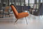 Cartel Living Smile design fauteuil in microvezelstof cognac, Nieuw, 75 tot 100 cm, 75 tot 100 cm, Stof