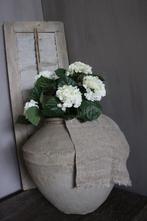 Namaak Hortensia in pot white 36 cm, Huis en Inrichting, Ophalen of Verzenden, Nieuw