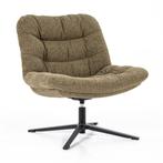 *WOONWINKEL* Eleonora Danica Moderne Draaistoel Boucle Groen, Huis en Inrichting, Fauteuils, Nieuw, Verzenden