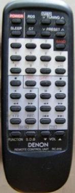 Afstandsbediening Denon rc-816, Ophalen of Verzenden, Nieuw, Origineel
