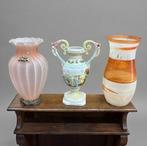 Vaas (3) - Capodimonte, Opaline glas