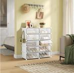 Stapelbare transparante schoenenkast set van 10 vakken, Verzenden, Nieuw