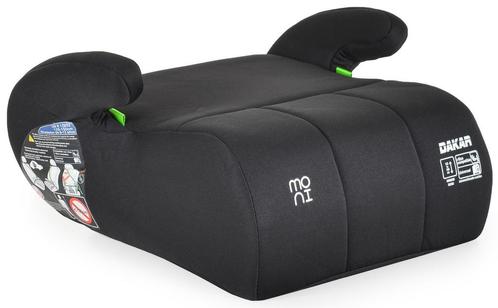 Moni Dakar Basic Black 125-150 cm i-Size Booster 111857, Kinderen en Baby's, Autostoeltjes, Nieuw, Autogordel, 22 t/m 36 kg, Verzenden