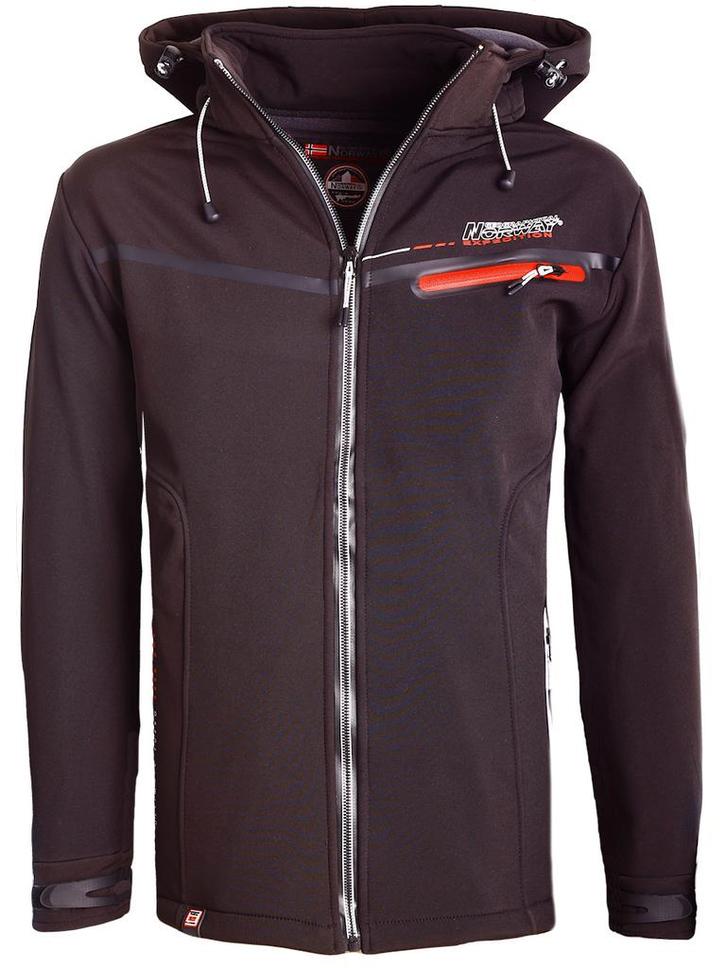 Geographical Norway Softshell Jas Zwart Turbo Dry Tapaya, Kleding | Heren, Jassen | Zomer, Zwart, Nieuw, Verzenden