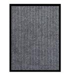 vidaXL Deurmat 60x80 cm gestreept grijs, Verzenden, Nieuw