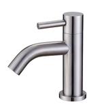 Wiesbaden 304-Verona RVS toiletkraan 1/2 gebogen uitloop, Ophalen of Verzenden, Nieuw, Chroom, Kraan