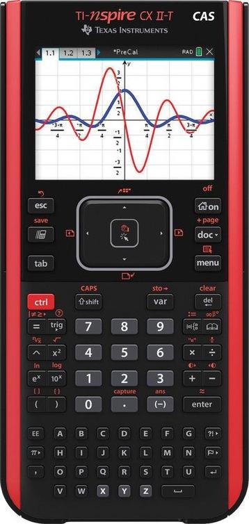 Texas Instruments TI-Nspire™ CX II-T CAS - Grafische Rekenma beschikbaar voor biedingen