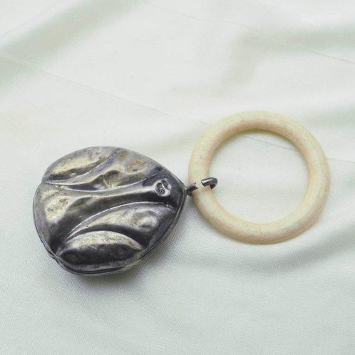 Medaglione Neonato Argento - Ratel - Italië, Antiek en Kunst, Antiek | Goud en Zilver