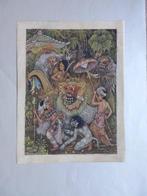 Niet gesigneerd - Barong met rangda, Antiek en Kunst