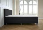 ACTIE! Boxspring Florence 140 200 Zwart, Verzenden, Zwart, Nieuw, 140 cm