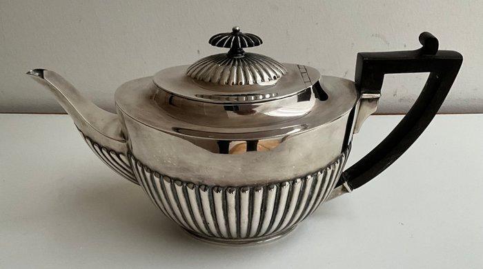 Theepot - Staal, Verzilverd, Antiek en Kunst, Curiosa en Brocante