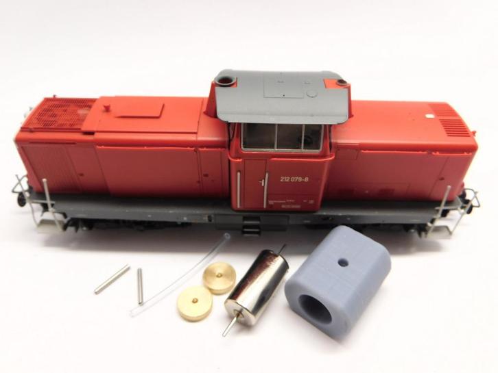 micromotor HBR005C motor ombouwset voor Brawa V100, BR 211,, Hobby en Vrije tijd, Modeltreinen | H0, Gelijkstroom, Overige typen