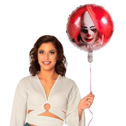 Halloween Helium Ballon Horror Clown Leeg 45cm, Hobby en Vrije tijd, Feestartikelen, Nieuw, Verzenden