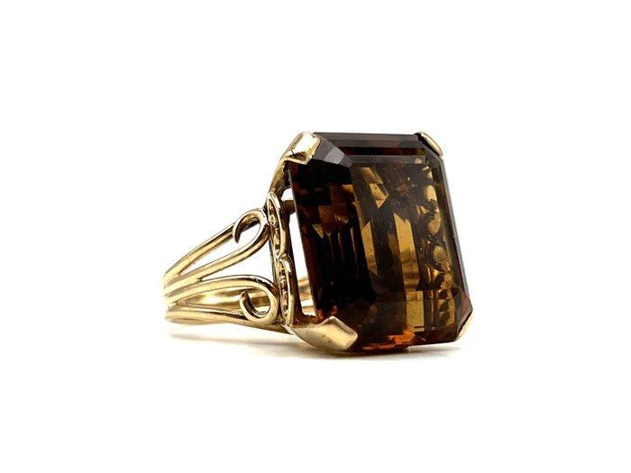 Ring - 18 karaat Roségoud - 27.00ct. tw. Citrien, Sieraden, Tassen en Uiterlijk, Ringen