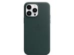 Veiling - Apple iPhone 14 Pro Max Leather Case MagSafe Groen, Nieuw