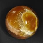 Agaat Bol - Hoogte: 6.6 cm- 340 g - (1), Verzamelen, Mineralen en Fossielen