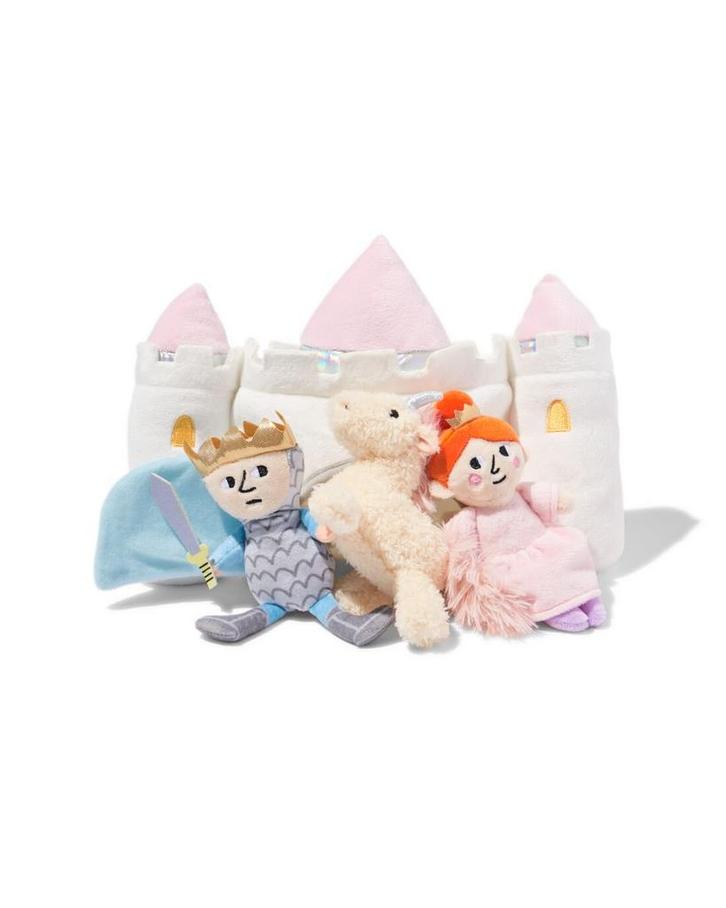 HEMA Pluche huisje kasteel, Kinderen en Baby's, Speelgoed | Knuffels en Pluche, Nieuw, Verzenden