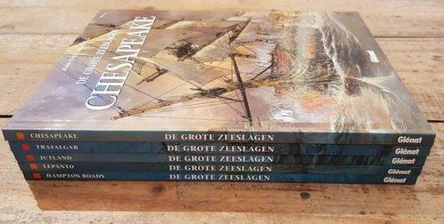 Grote Zeeslagen hardcover 1 tot en met 5 - 5 Album - Eerste, Boeken, Stripboeken