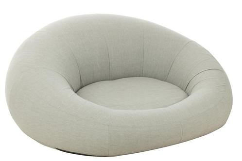 J-LINE MATRAS DONUT – POLYPROPYLEEN GRIJS (TUINSTOELEN), Tuin en Terras, Aarde en Mest, Overige typen, Ophalen of Verzenden