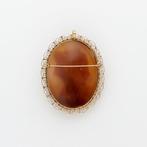 Hanger - 14 karaat Geel goud - Camee, Sieraden, Tassen en Uiterlijk