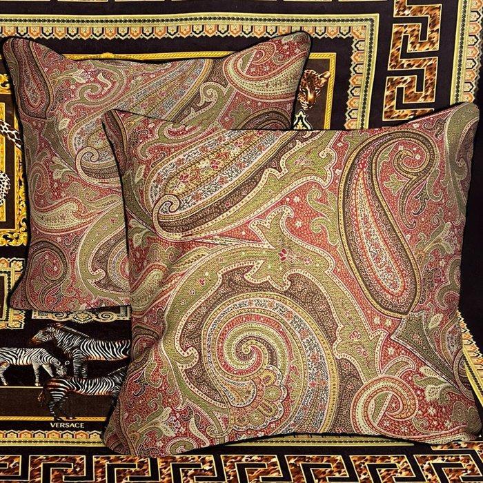 ETRO Home Nieuwe set van twee - Kussen, Antiek en Kunst, Antiek | Kleden en Textiel