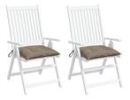 2dekans | VidaXL Set van 2 Tuinstoelkussens - 40 x 40 x 7 cm, Tuin en Terras, Ophalen of Verzenden, Zo goed als nieuw