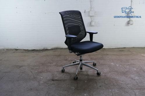 Vitra | Bureaustoel | Gebruikt | Zwart gestoffeerd | Mesh ru, Huis en Inrichting, Bureaus, Gebruikt, Verzenden