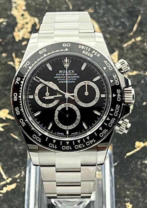 Rolex Daytona - 126500LN - Black Dial - New 2024, Sieraden, Tassen en Uiterlijk, Horloges | Heren, Staal, Nieuw, Staal, Rolex