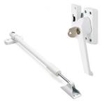 2x Raamsluiting met slot + Telescopische uitzetter | AXA, Verzenden, Nieuw