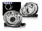 LED koplamp units, geschikt voor FIAT 500 – Chrome, Auto-onderdelen, Verlichting, Verzenden, Nieuw, Fiat