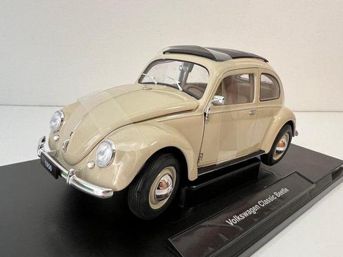 Welly 1:18 - Modelauto - Volkswagen Classic Beetle 1950 - 4, Hobby en Vrije tijd, Modelauto's | 1:5 tot 1:12