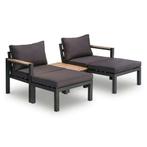 4-persoons Loungeset Firenza tete a tete | Incl. acacia, Tuin en Terras, Tuinsets en Loungesets, Ophalen of Verzenden, Nieuw