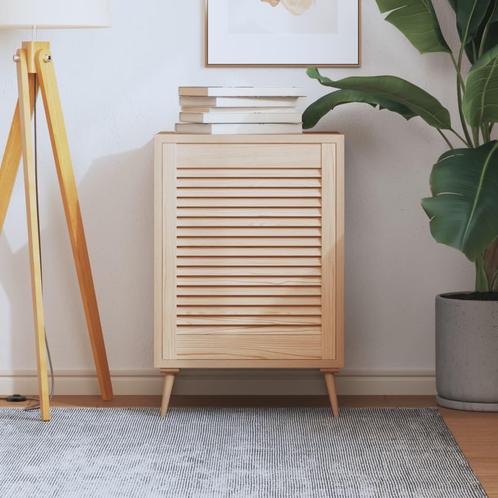 vidaXL Kastdeur met lamellen 61,5x49,4 cm massief grenenhout, Huis en Inrichting, Kasten | Overige, Nieuw, Verzenden