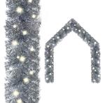 vidaXL Kerstslinger met LED-lampjes 20 m zilverkleurig, Verzenden, Nieuw