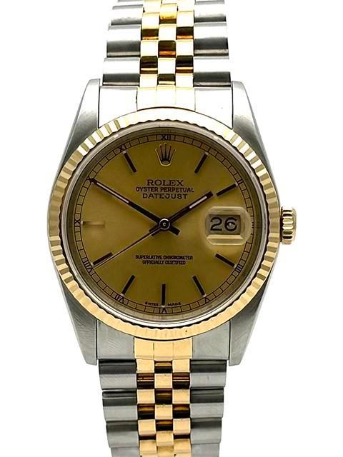 Rolex Datejust 36 16233 uit 1990, Sieraden, Tassen en Uiterlijk, Horloges | Heren, Polshorloge, Gebruikt, Rolex, Verzenden