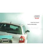 2002 AUDI A4 AVANT INSTRUCTIEBOEKJE NEDERLANDS, Auto diversen, Handleidingen en Instructieboekjes