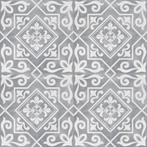 Vloertegel ayala zilver grijs reverse 45x45 cm  4 in 1 tegel, Nieuw, Keramiek, Ophalen of Verzenden, Vloertegels