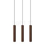 Umage Chimes Hanglamp LED 3-lichts, donker eikenhout, Verzenden, Nieuw