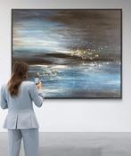 Luca Domiro - Quiet Current - XL Painting, Antiek en Kunst