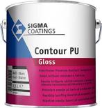 Sigma S2U / Contour PU Gloss - 2,5 liter - WIT, Doe-het-zelf en Verbouw, Verf, Beits en Lak, Verzenden, Nieuw