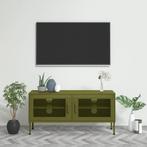 Tv-meubel 105cm Olijfgroen | Tweedekansje | 35% Eraff!, Huis en Inrichting, 100 tot 150 cm, Nieuw, Ophalen of Verzenden, Minder dan 100 cm
