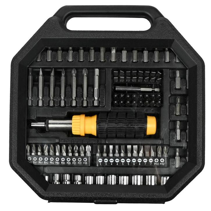 Benson Compacte schroevendraaier- en doppen set - 101 del..., Doe-het-zelf en Verbouw, Gereedschap | Handgereedschap, Nieuw, Ophalen of Verzenden