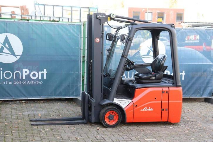Veiling: Heftruck Linde E16C-01 Elektrisch 1600kg 2014, Zakelijke goederen, Machines en Bouw | Heftrucks en Intern transport, Heftruck